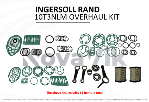 Ingersoll Rand 10T3NLM Overhaul Kit